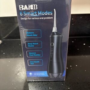 🤑SOLD🤑NEW IN BOX Baibb Powerful Dental Flosser Teeth W 6 Smart Modes